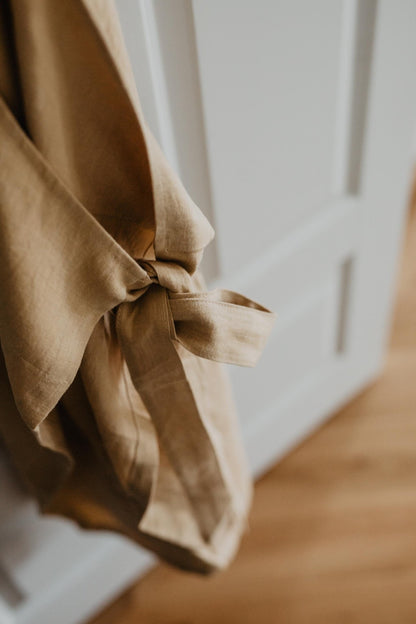 Linen bib apron - Linanden