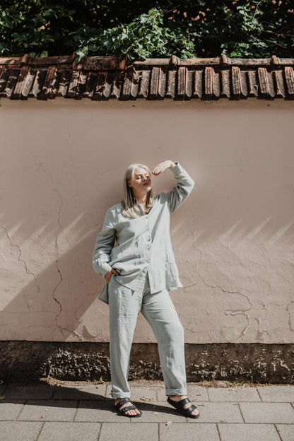 Linen suit set Sahara - Linanden