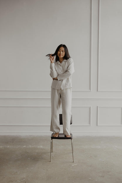 Long sleeve pajama set Snooze - Linanden